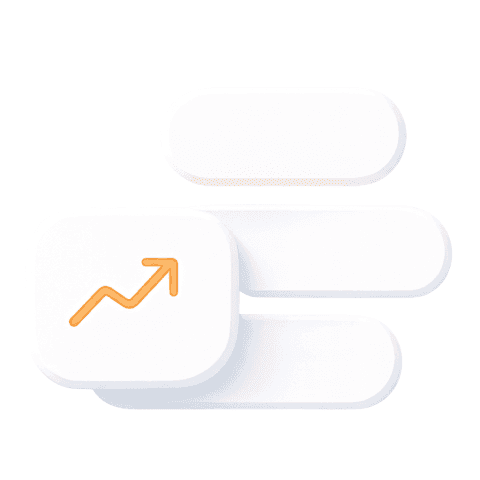 Growth trend icon