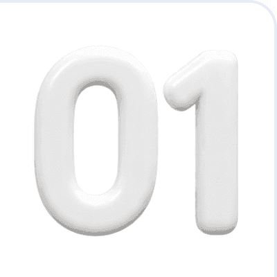 Process step 01 number icon