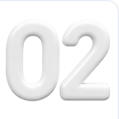 Process step 02 number icon