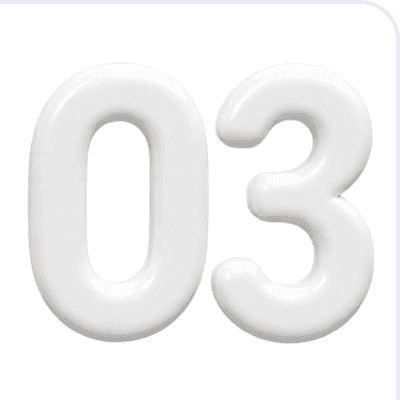 Process step 03 number icon