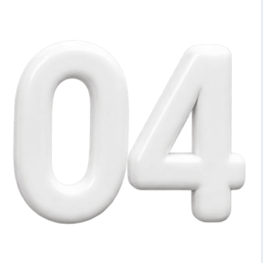 Process step 04 number icon